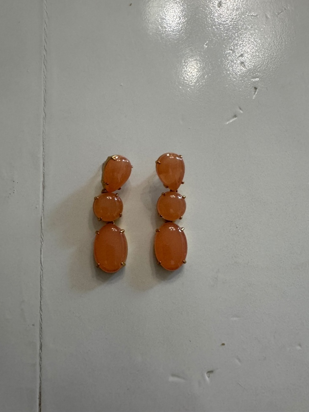 Earrings from JCrew (orange)